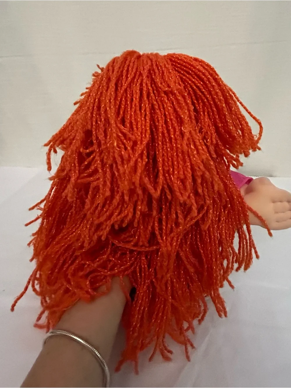 Vintage 1995 Cabbage Patch Doll with Orange Yarn Hair‎ - Kids Toy